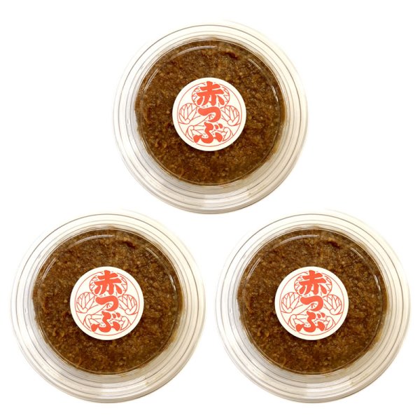 画像1: 【まとめ買い】赤つぶ味噌 400g 3個 (1)