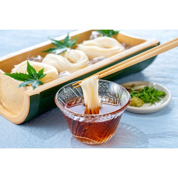 画像2: 【18％OFF/限定18セット】夏のそうめん食べきりセット（めんつゆ付き） (2)